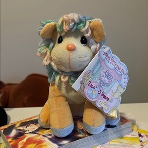 Circus birthday train precious moments tender tails Lion Plush Toy 5 years